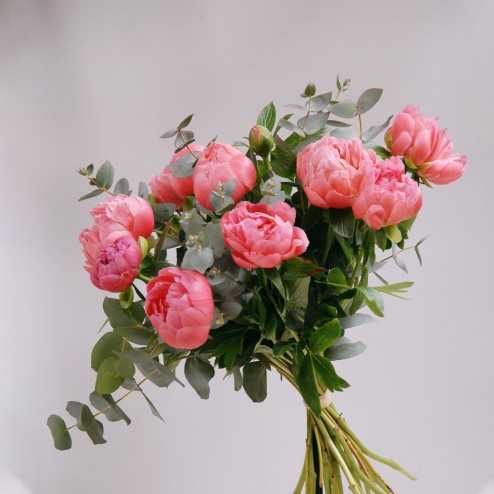 Bouquet de pivoines roses – Le Paeony | Livraison fleurs Suisse