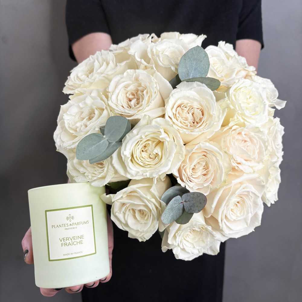 Le Tendresse Blanc & bougie verveine