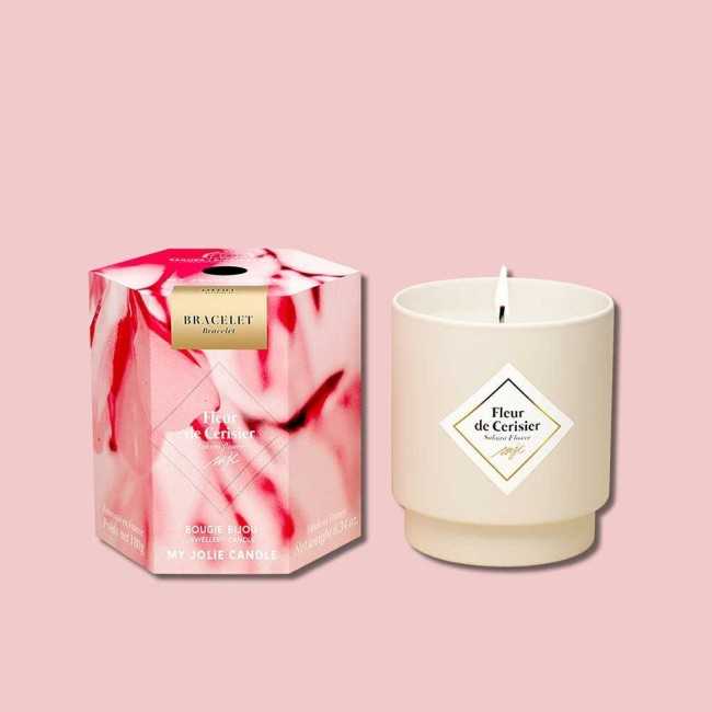 Pink tenderness & sakura candle