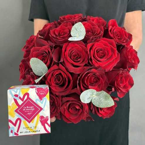 Le Tendresse Rouge + Massagekerze