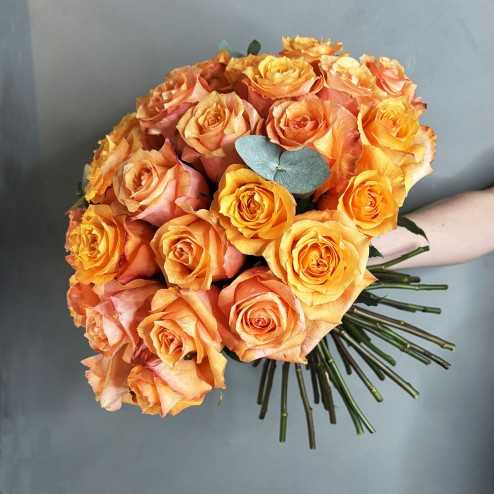 Rosensträuße: das-prestigetraechtige-orange| Bouvard Fleurs