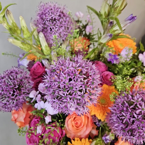 Le Happy – Bouquet de fleurs coloré et lumineux